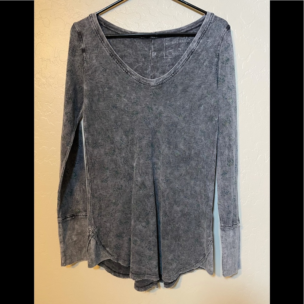 Free People / We the Free charcoal floral thermal